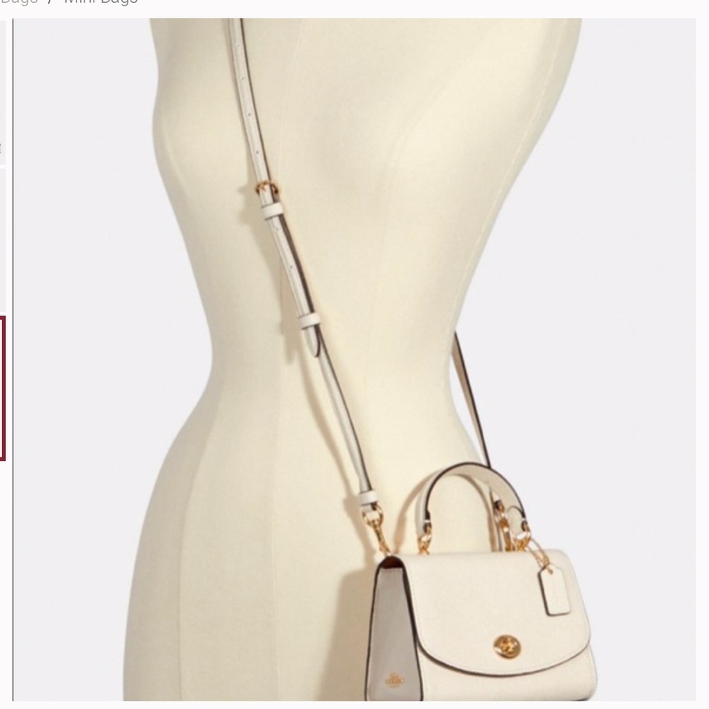 NWT Coach Micro Tilly Top Handle in Chalk - Picture 3 of 8